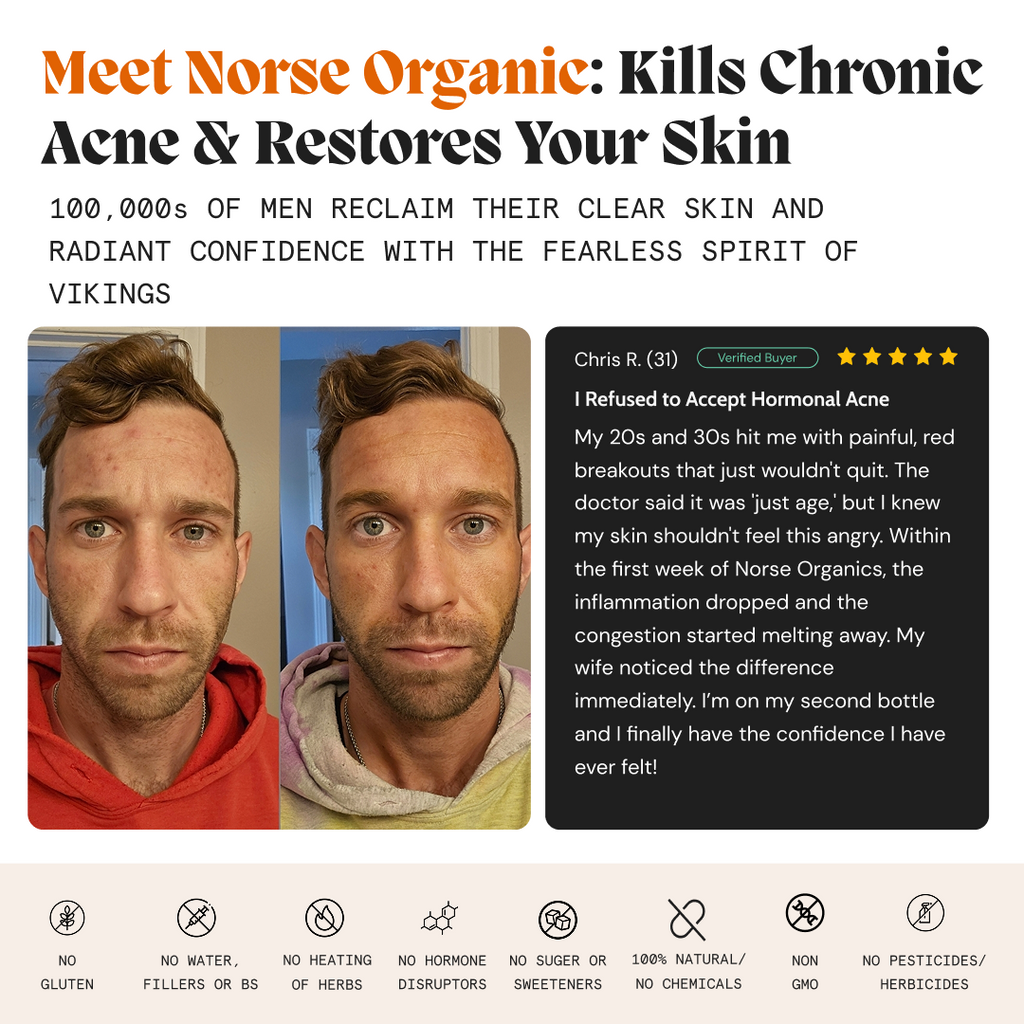 Complete Gut Repair & Hormonal Balance System for Male Acne